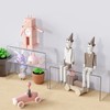 5 Pack Clear Acrylic Display Risers, 5 Sizes Rectangle Display
