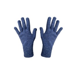 whitepeak Genuine Merino Wool and Possumdown Blended Gloves | UNISEX | Comfy, Light, and Quick-Drying (Blue, X-Large)
