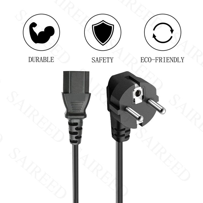 Power Cable Netzkabel Stromkabel 3 polig Replacement for Voxelab Aquila