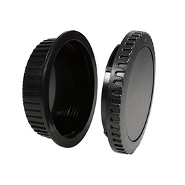 CamDesign Body Cap & Camera Rear Lens Cover Compatible With Canon EOS RF-3, 1D, 7D, 5D, 7D, T7i