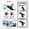 HITORHIKE Fishing Rod Holder Universal Fit Kit Allows for 360-degree