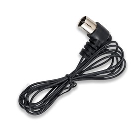 Vecys FM Radio Antenna FM Antenna Black Home Indoor Antenna Unbal Dipole 3 dBi FM Car Radio Push On F Plug Compatible with Stereo Receiver Home Amplifier Car Radio