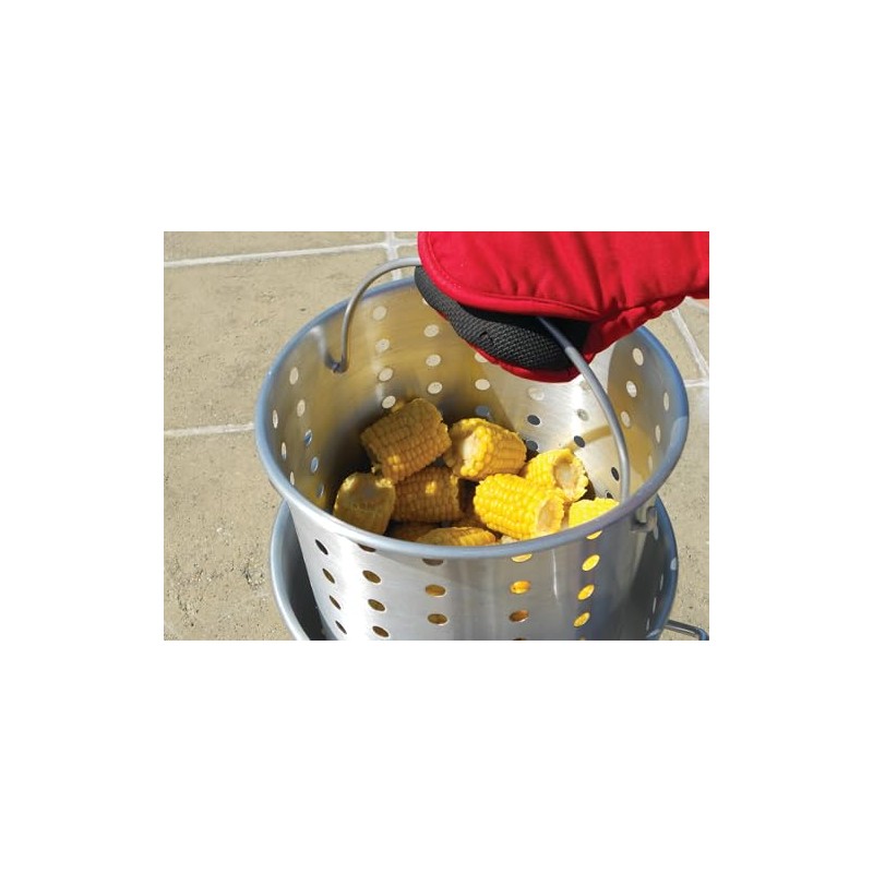 King Kooker Punched Aluminum Basket for use with 29 Qt.