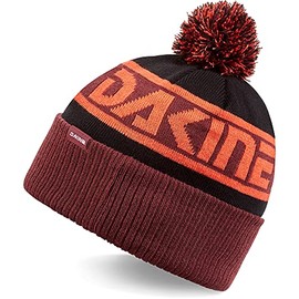 Dakine Unisex Dk Standard Cold Weather Beanie Hat, Port Red / Sun Flare / Black