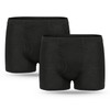 Incontinence Underwear for Men 2PCS Washable Mens Incontinence Cotton Boxer