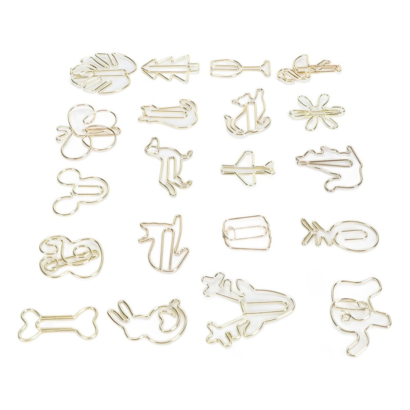 100 Pcs Fancy Paperclips Large Plastic Covered Wire Multi Purpose