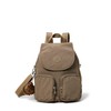 Kipling FIREFLY UP Small backpack (convertible to shoulderbag), True Beige