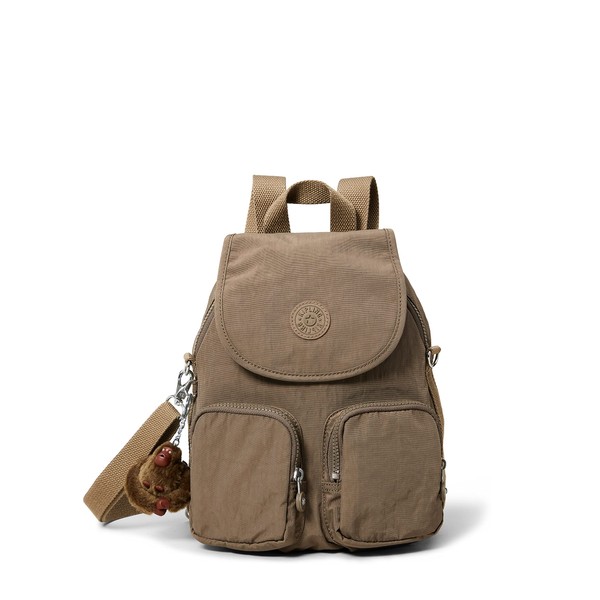 Kipling FIREFLY UP Small backpack (convertible to shoulderbag), True Beige