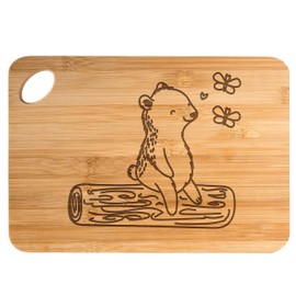 Mr. & Mrs. Panda Bambus - Schneidebrett Naturliebhaber - Geschenk, Nature Lover, Holzbrett, Schneidbrett, Holzbretter, Hobby, Wandern,