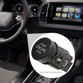 KooingTech Start Stop Switch, Start Stop Button, 3V0905217 3V0905217A, Compatible with Karoq Kodiaq Superb Octavia Scala