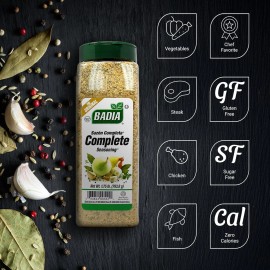 Badia Complete Seasoning, 28 oz, Garlic, Onion, Salt, Spices, Herbs Blend