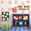JarThenaAMCS 77 Pcs Popcorn Bulletin Board Decoration Funny Popcorn Bucket