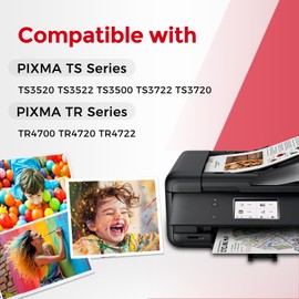 Ubinki 275XL 276XL Remanufactured Ink Cartridge Replacement for Canon Ink 275 276 (Black Color Combo, 2-Pack) PG275 CL276 XL Work with TS3522 TR4720 TS3520 TS3500 TR4700 Series Printers, High-Yield