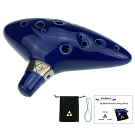 Cheffort 12 Hole Ocarina - Legend of Zelda Alto C with Protective Bag