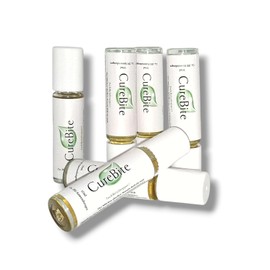 CureBite CureBite Roll-on bei: Mückenstiche, Insektenstich & Juckreiz - 100% natürlich aus den Alpen, mit Spitzwegerich & Arnika - 200 Anwendungen - Made in Germany - Mückenstich Stift.