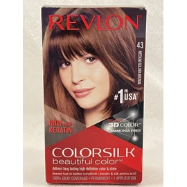 Revlon Colorsilk Permanent Hair Dye 100% Gray Coverage #43 Medium Golden Brown