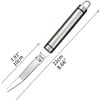 Stainless Steel Grapefruit Knife - Curved Serrated Bread for Kitchen