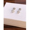 Unbranded 925 Sterling Silver Small Cz Flower Stud Earrings 5mm