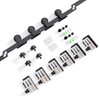AONAYIOA 7FT Ceiling Mount Bracket Sliding Barn Door Hardware Kit