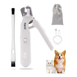 Cortador De Uñas 2 En 1 Para Perros Y Gatos Con Luces Led