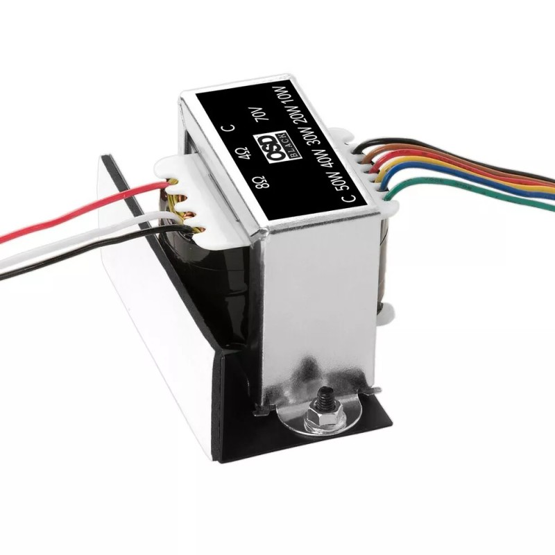 OSD Audio 70V Speaker Commercial Audio Transformer 50W Max (50W,