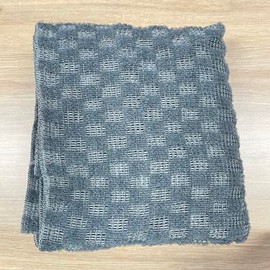 Yiclick Peeling-Körperschrubber, Rückenschrubber, Badeschwamm, Luffa für Körperpeeling, Grau