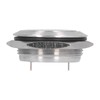 Flat Button Switch, 5-Piece Stainless Steel Push Button Switch, Waterproof