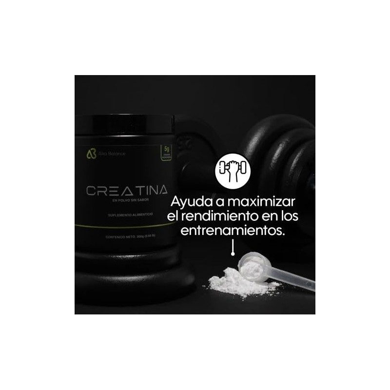 Creatina Monohidratada y Micronizada 300grs. Alka Balance