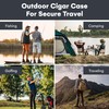 Pardo Cigar Travel Humidor Cigar Box - Durable, Airtight, Waterproof