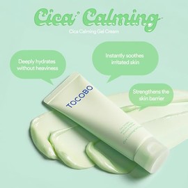 TOCOBO Cica Calming Gel Cream 75 ml Gel Crema Facial Calmante e Hidratante para Piel Sensible