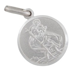 Small St Christopher Pendant, 925 Silver