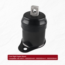 JDMON Front Right Engine Motor Mount Replacement for Honda Accord 2.4L 3.0L 2003 2004 2005 2006 2007 Auto Trans Acura TSX 2.4L, TL 3.2L / 3.5L 2004-2008 Compatible with A4517, 50820SDAA01
