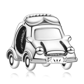 LaMenars Charms Pink Paw Dangle 925 Sterling Silver Dog Bone Pendant Bead with Zirconia Fits Europe Charm Bracelet Necklace, Gifts for Women Girls, Cubic Zirconia, Cubic zirconia