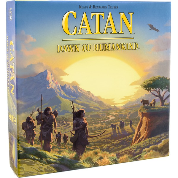 CATAN Dawn of Humankind Board Game | Civilization Building Strategy Game | Adventure Game | Family Game for Adults and Kids | Ages 12+ | 3-4 Players | Avg. Playtime 90 Minutes | Made by Catan Studio