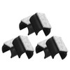 OSALADI 30pcs U-Shaped Chair Leg Floor Protectors Felt Pads Anti-Slip