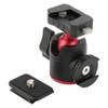 Tripod Ball Heads Metal 360 Degree Rotating with Cold Shoe