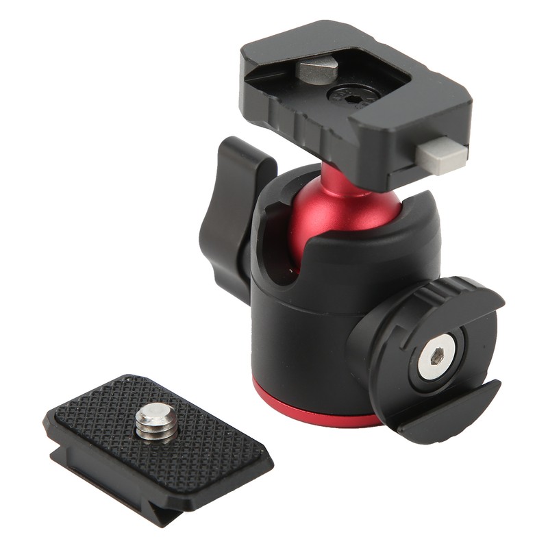 Tripod Ball Heads Metal 360 Degree Rotating with Cold Shoe