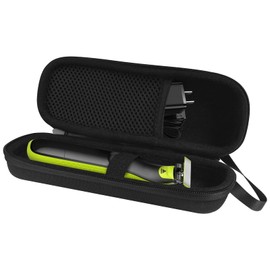 ZORETCO Hard Travel Carrying Case for Hybrid Electric Trimmer and Shaver, Protective Organizer Storage Bag for QP2520, QP2530, QP2620, QP2630- Black