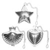 UBSIUH 3 Pieces Of Chain Tea Filter, Stainless Steel Tea