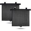 EcoNour Car Window Shades for Baby (2 Pack) - Upgraded | Shades for Side Window | Comes with Enhanced Suction Cups & Large Clips for Durability | Baby Car Accessories (15" x 17")