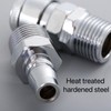 2Pcs Air Compressor 1/2" BSP Air Line Fittings Hose Pipe