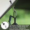 Joyan 4 Pcs Magnetic Hooks, Extra Strong Magnetic Hooks Black,