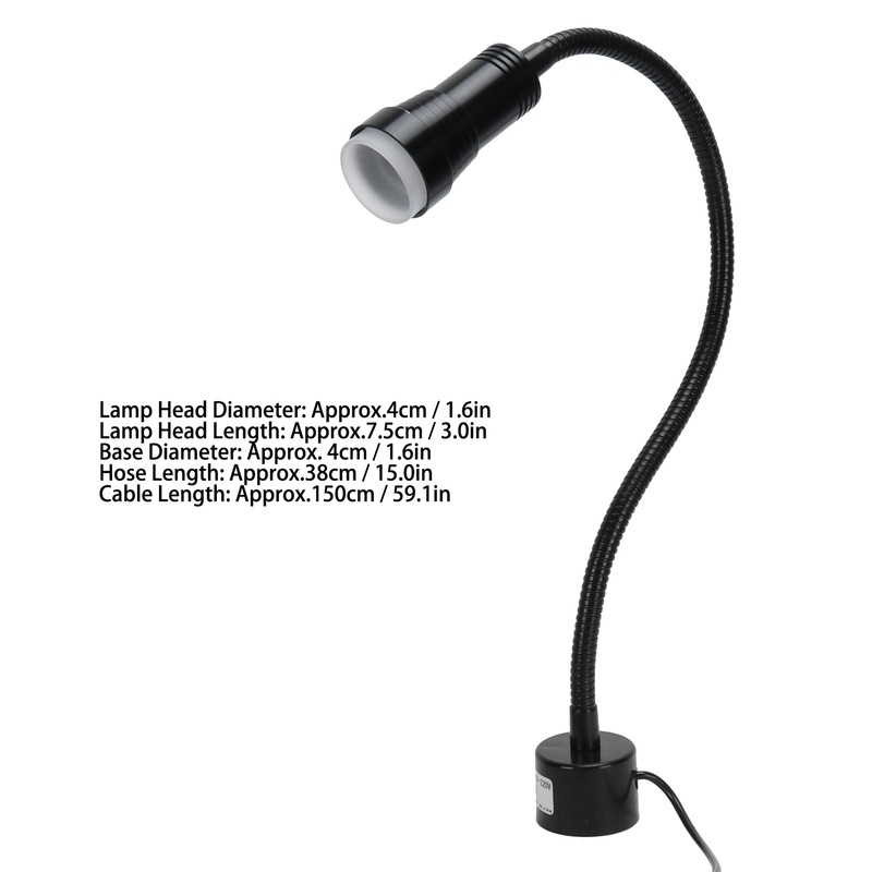 5W LED Sewing Machine Light Flexible Gooseneck Work Lamp with