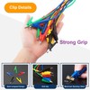 EXQUMART 5 Pcs Heavy Duty Alligator Clips Electrical, Dual Ended