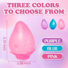 Squishy Drop Stress Balls for Adults Kids Drop Malt Sugar Balls,Fidget Toys for Kids with Autism, Fidgets for Classroom Prize Toys (1pcs Pink)