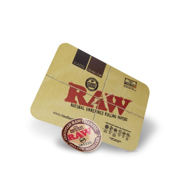 RAW Classic Tray Cover | Size - Mini | Magnetic Cover to Help Store Tray Contents Quickly | No More Lost Lighters
