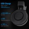 Waterproof Bicycle Horn USB Rechargeable Bike Ring Bell for 22‑31.8mm