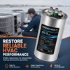 nanshiba 35/5 uF Dual Run AC Capacitor, 440/370VAC Round CBB65B