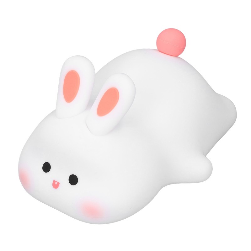 Pat Night Light Cute Rechargeable 3 Levels Brightness Silicone Cartoon