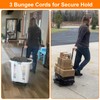 Folding Hand Truck, Heavy-Duty Push Cart & Luggage Dolly Cart